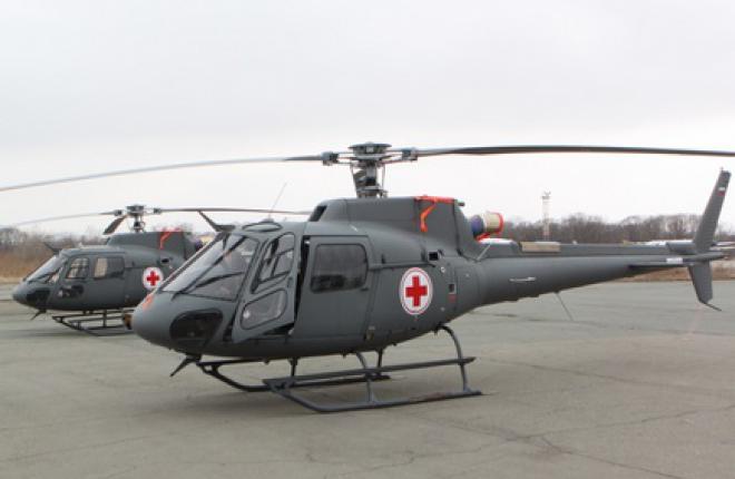Медицинские вертолеты H125 / Фото: Администрация Приморского края